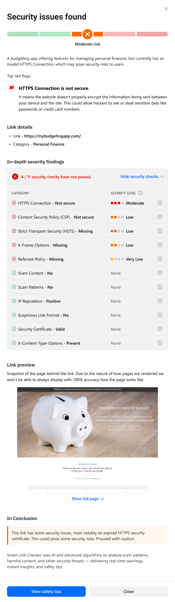 Scamio — security issues found report