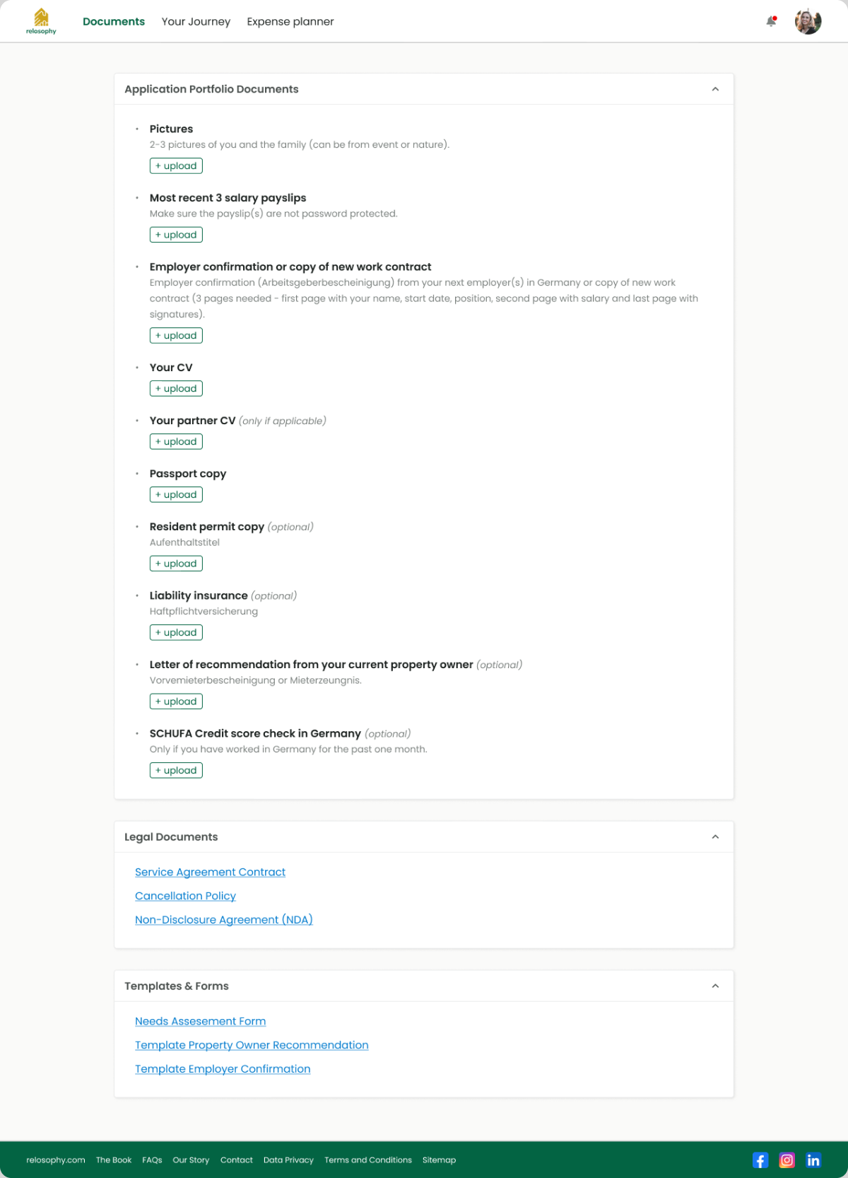 Client documents